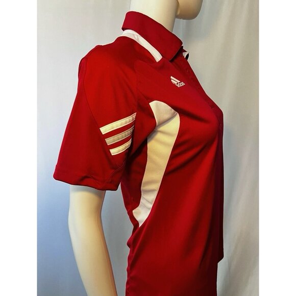 ADIDAS Men's Polo Shirt Red Short Sleeve Athletic S - Picture 4 of 9